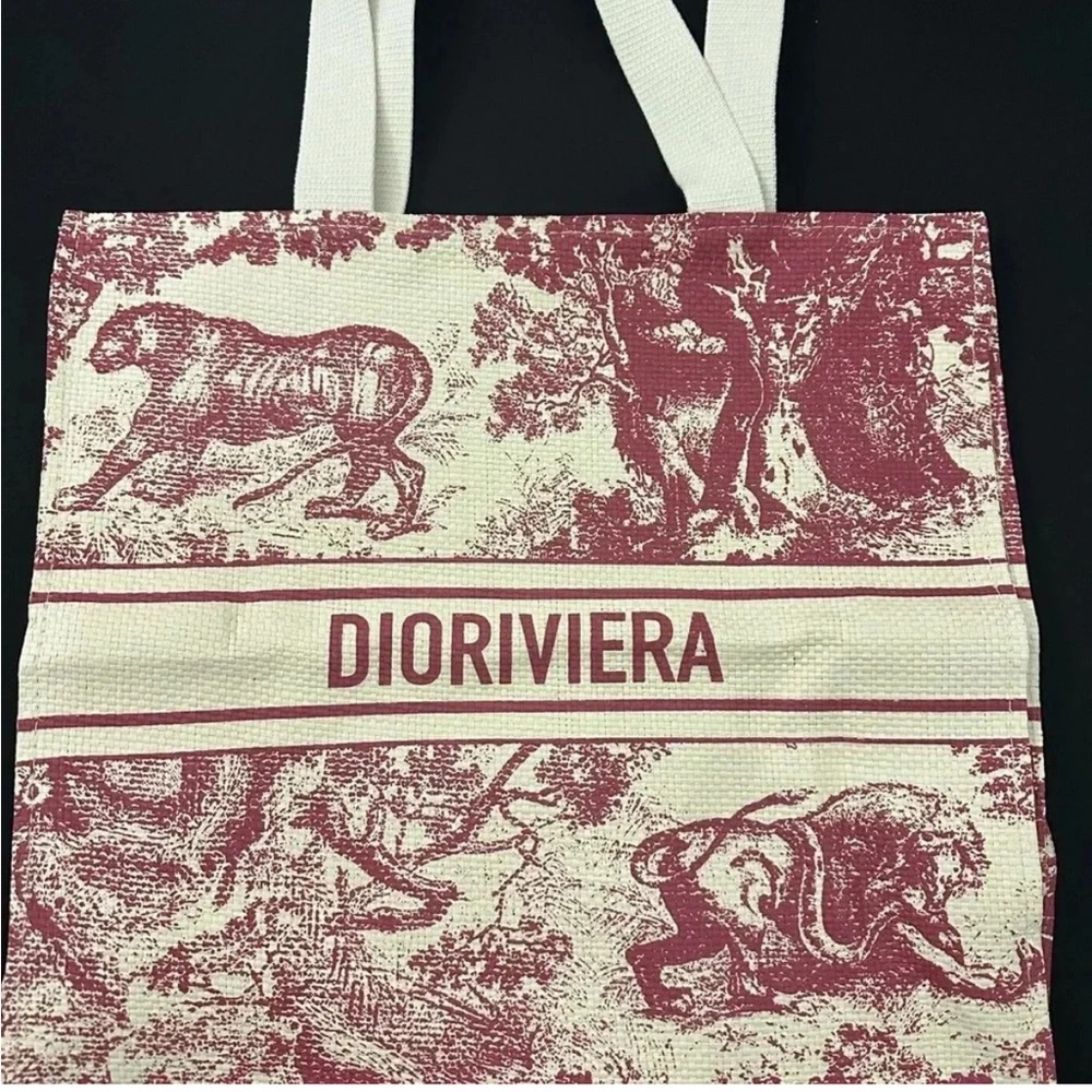 Christian Dior Dioriviera Raffia ❤️ Limited Edition 
Shopping Tote - Picture 11 of 14